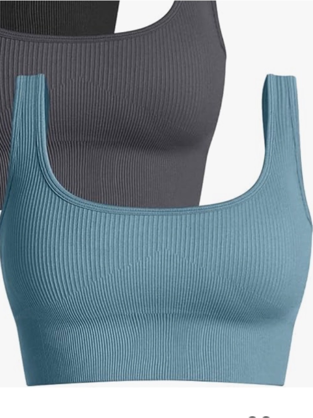Blue Workout Set - Ribbed - Picture 4 of 5